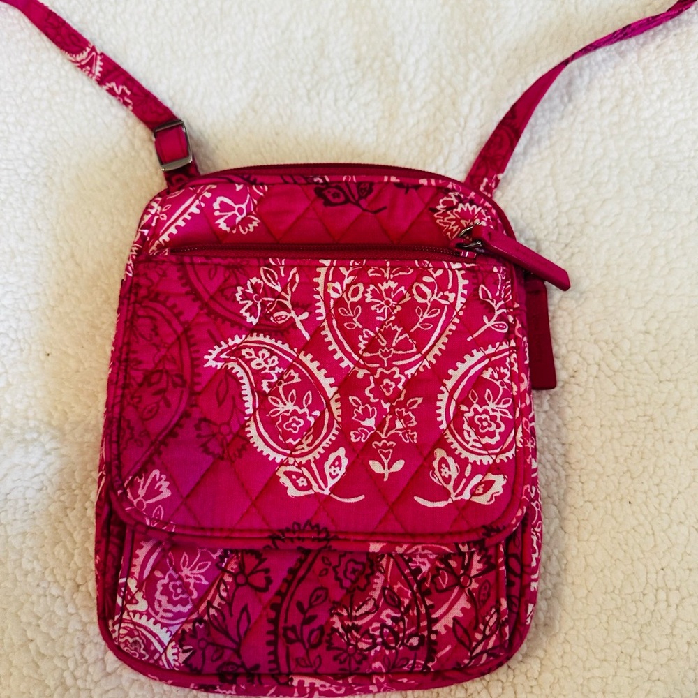 Vera Bradley Pink Paisley Crossbody
